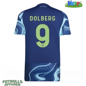 Ajax Kasper Dolberg #9 Bortatröja 2025-26 Kortärmad